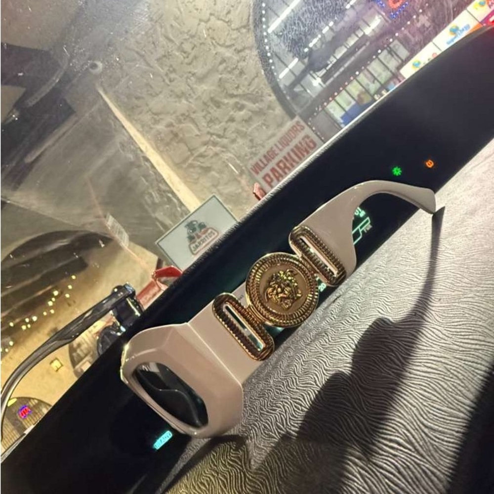 Prada Orange Designer Belt